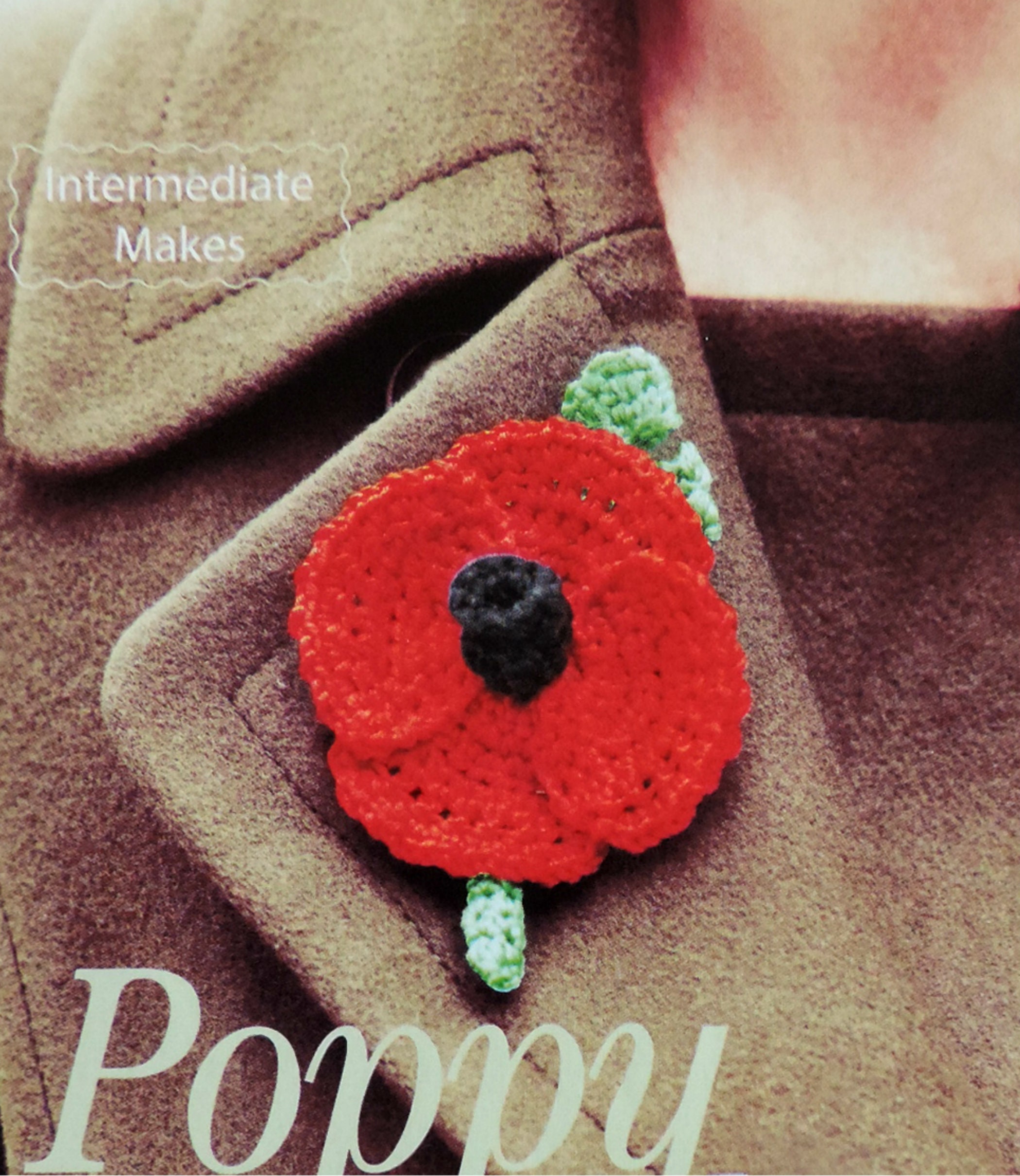 Poppy Lapel Pin Brooch Knitting & Crochet Pattern PDF Poppy Etsy UK