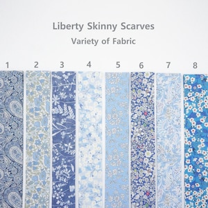 Liberty Scarf/ Skinny Scarf/ Women's Scarves/ Spring Scarf/ Neck Tie/ Purse Scarf/ Hir Tie/ Gift for her, Mom, Bridesmaids, or Valentine