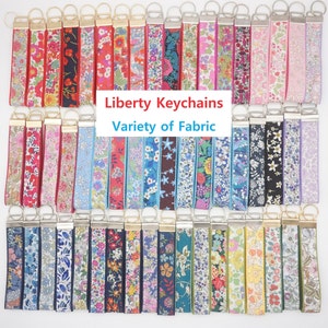 Liberty Key Chain/ Keyfob/ Liberty Key Strap/ Key Ring Wristlet/ Wristlet /Gift for mom, Valentine, or bridesmaid/ Bachelorette party
