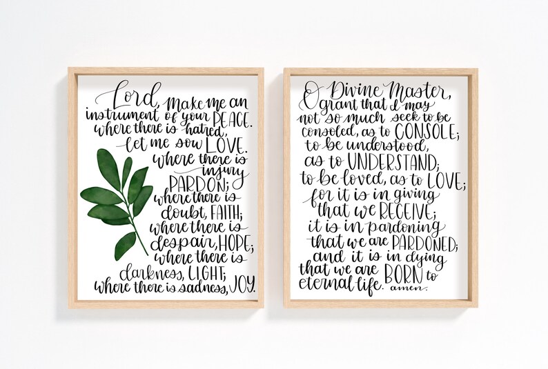 St. Francis Prayer, Fixed of 2, Complete St. Francis Prayer, Olive Department, Printable Wall Artwork, Electronic Obtain, Lord Produce Me an Software photograph regarding St Francis Prayer Printable named St. Francis Prayer, Fixed of 2, Total St. Francis Prayer, Olive Department, Printable Wall Artwork, Electronic Obtain, Lord Generate Me an Software