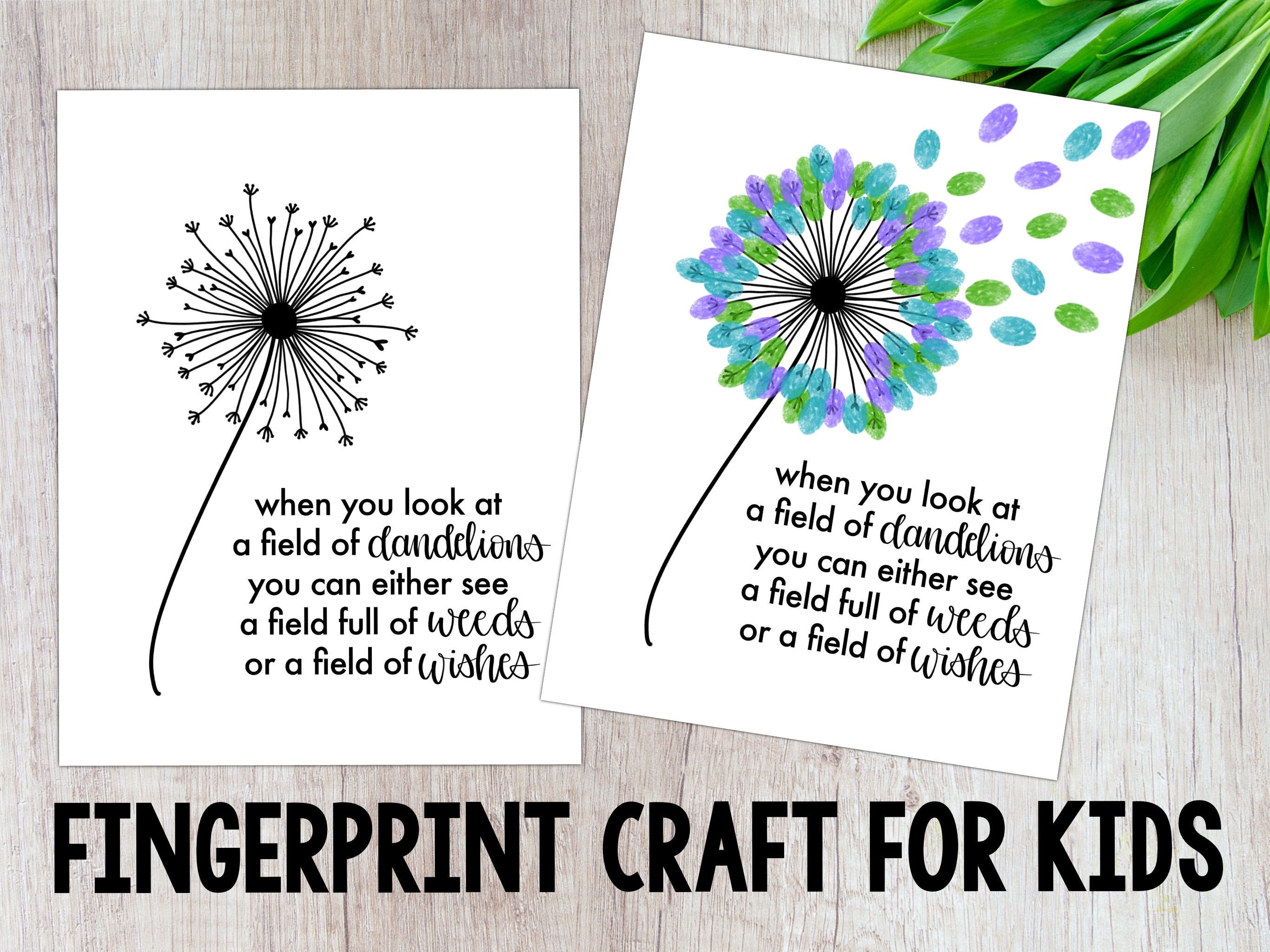 dandelion-fingerprint-craft-diy-craft-for-kids-inspirational-etsy