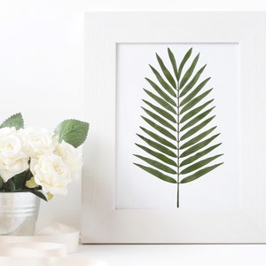 Palm Branch Print, Watercolor Palm Branch, Palm Sunday, Easter, Easter Decor, Catholic Home Decor, Printable Wall Art, Digital Download