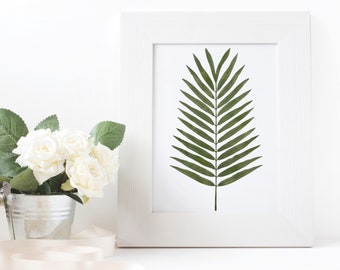 Palm Branch Print, Watercolor Palm Branch, Palm Sunday, Easter, Easter Decor, Catholic Home Decor, Printable Wall Art, Digital Download