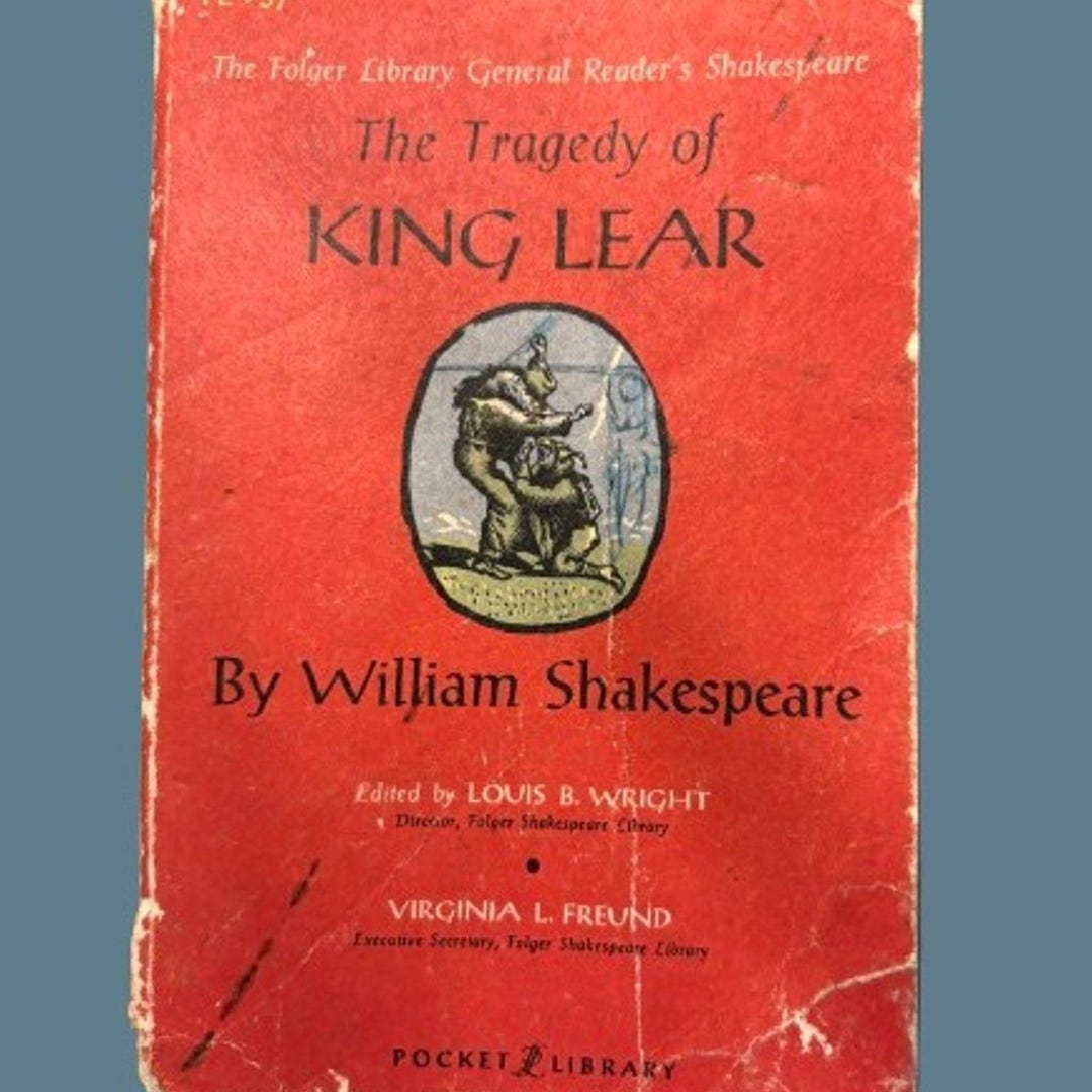 The Tragedy of KING LEAR William SHAKESPEARE 1957 - Etsy