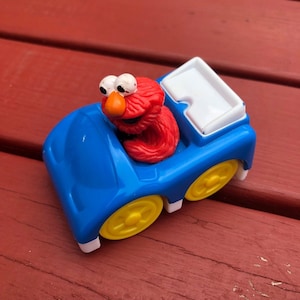 TYCO Playtime, Inc. 1993 ELMO Tyco Playtime Sesame Street Plastic Toy Car
