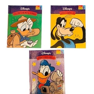 Lot Of 3, 1976 Disney’s Read And Grow Books