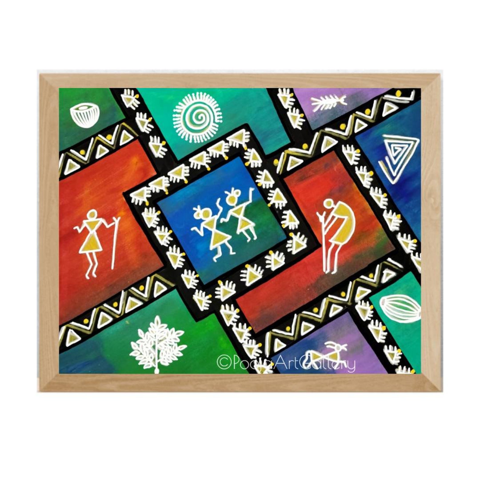 Warli Art Warli Painting Warli Prints Dance Painting Etsy Canada