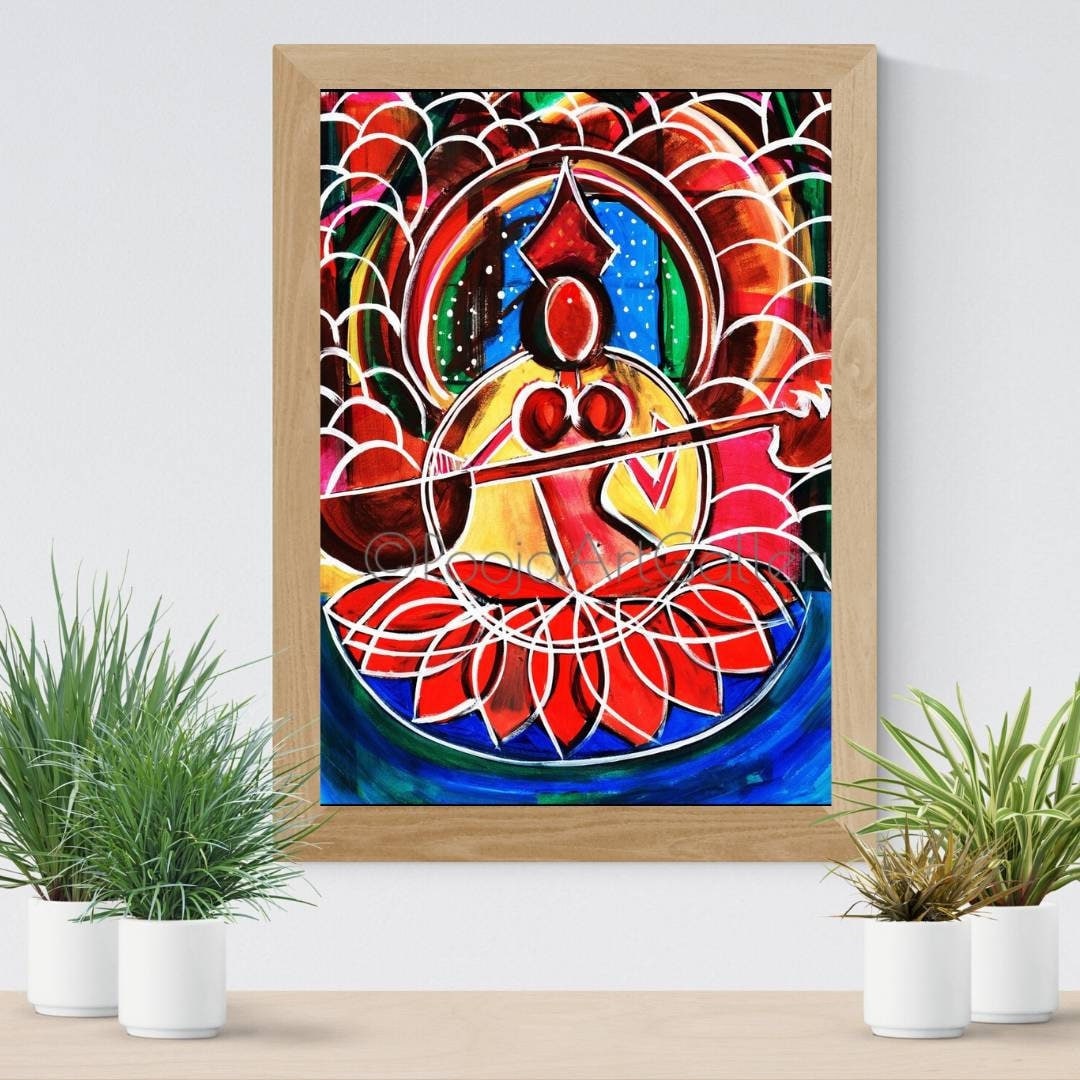 Buy Abstract Women Painting Abstract Indian Painting Hindu Online ...