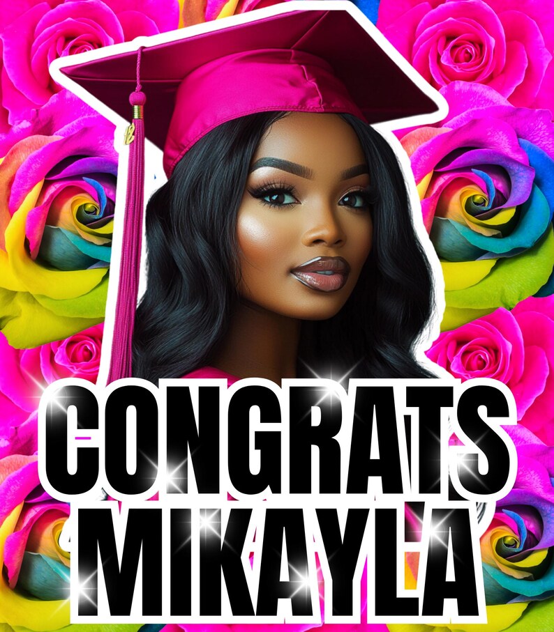Class of 2025 Graduation Fan Template – Editable Canva Pro DIY ...