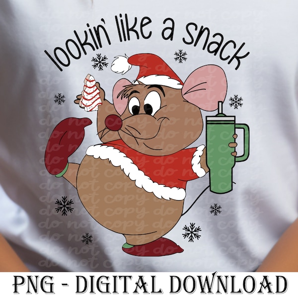 Gus Looking like a snack, Christmas PNG, Digital download