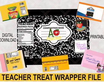 Teacher Appreciation Treats, Teacher Digital Files, Teacher Chip Bag, Teacher Appreciation Gifts, Teacher Treat Template