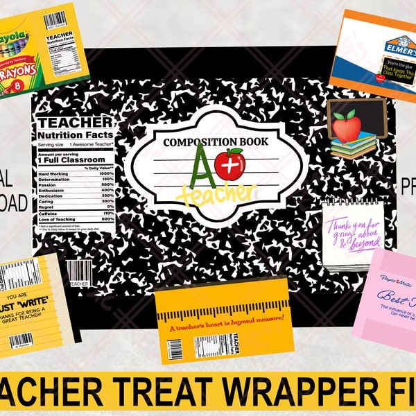 Teacher Appreciation Treats, Teacher Digital Files, Teacher Chip Bag, Teacher Appreciation Gifts, Teacher Treat Template