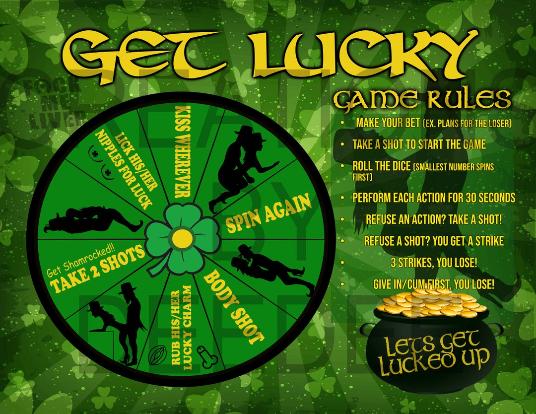 Get Lucky Spinner Game Template, St. Patrick's Day - Etsy