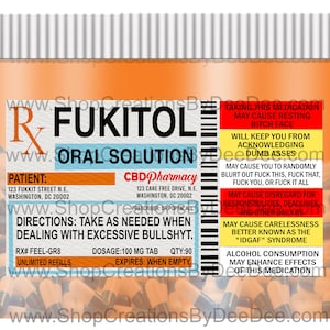 Fukitol Tumbler with side effects Template, pill bottle tumbler, rx tumbler, pharmacy tumbler wrap