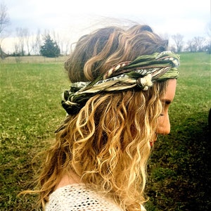 Boho Head Scarf Hippie Headband Boho Head Wrap Gypsy