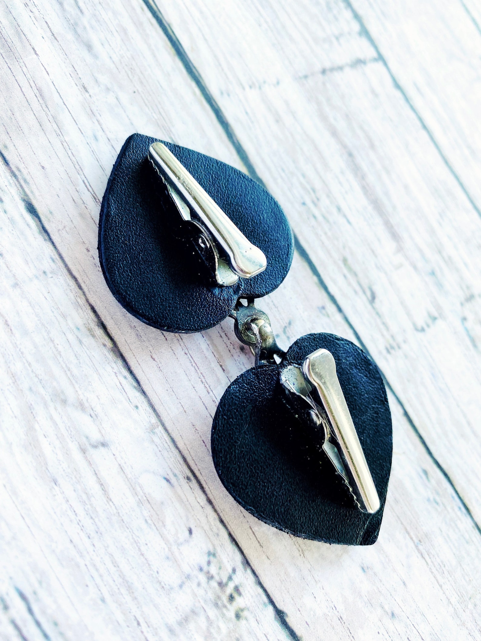 Cinch Clip Waist Cincher Silver on Black Leather Dress Etsy