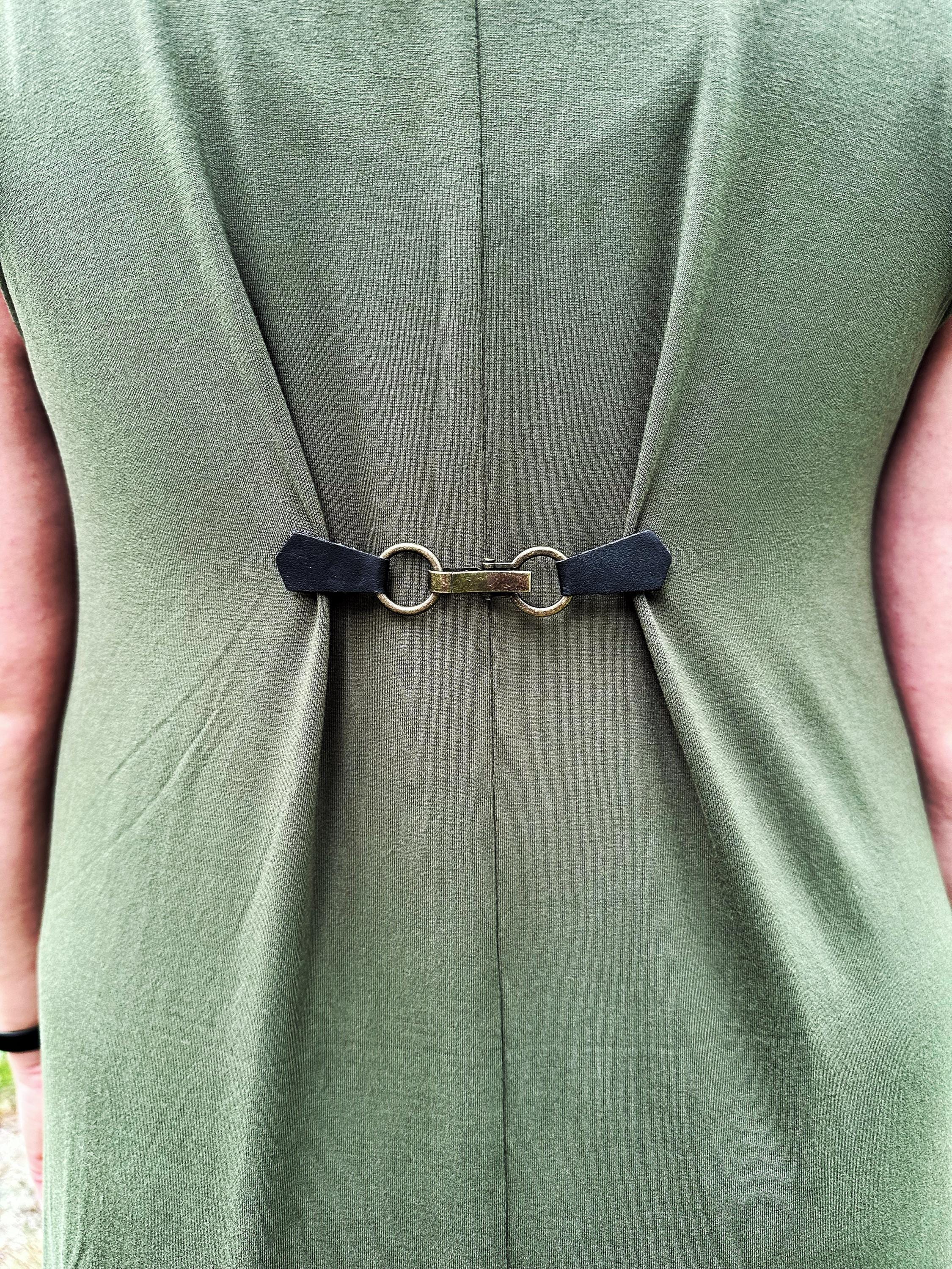 green emerald velvet dress Bronze Grey Warm Cotton Corduroy High-Neck Sleeveless Slit Dress 50" / Petite (5'1" and below)