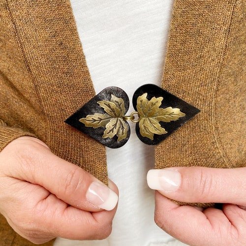 Cinch Clip Waist Cincher Silver on Champagne Leather Dress Etsy