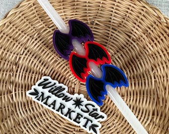 Bat Wing Straw Topper