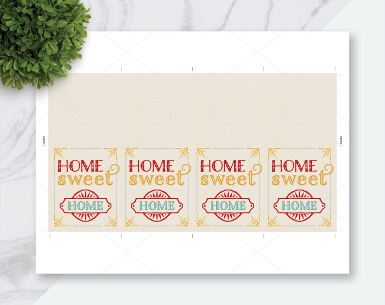 Vintage Water Bottle Tags No.14 Realtor Bottle Tag Beautiful DIY OPEN HOUSE Bottle or Wine Tag Hanger 2.5x5.4375 Open House Bottle Tag
