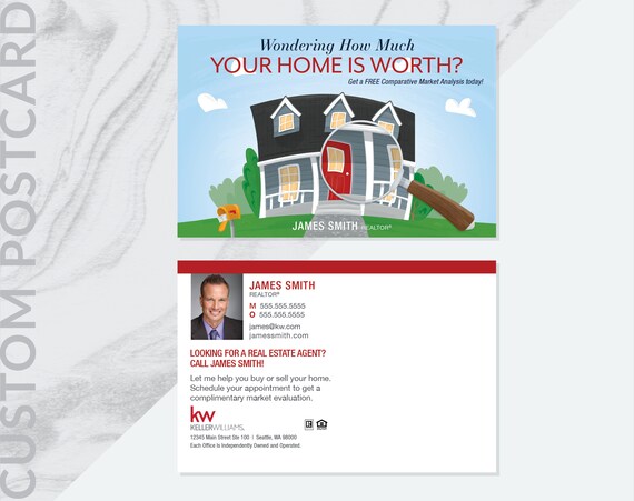 Custom Wondering How Much Your House Is Worth Real Etsy