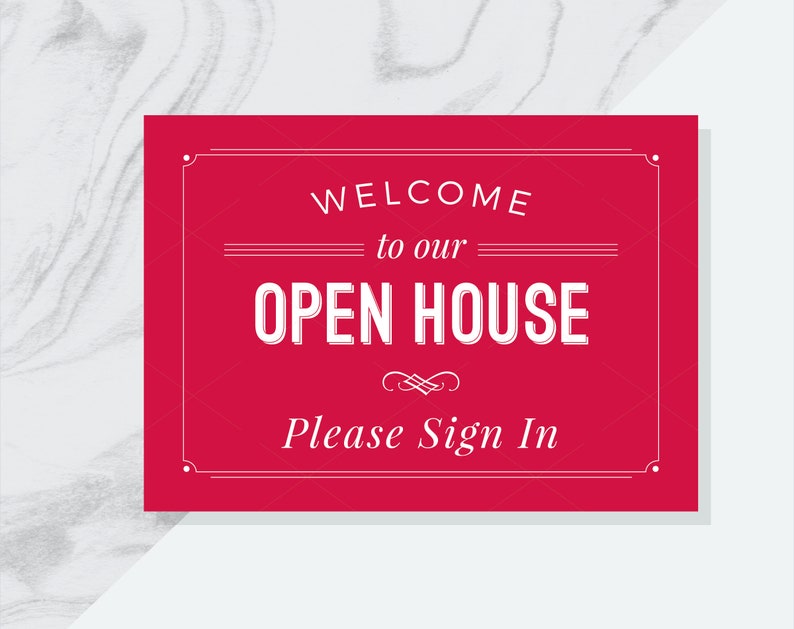 Keller Williams Branded 4 Real Estate Welcome to Our Open House Printables Welcome to Open House /& Please Sign In Please Remove Your Shoes