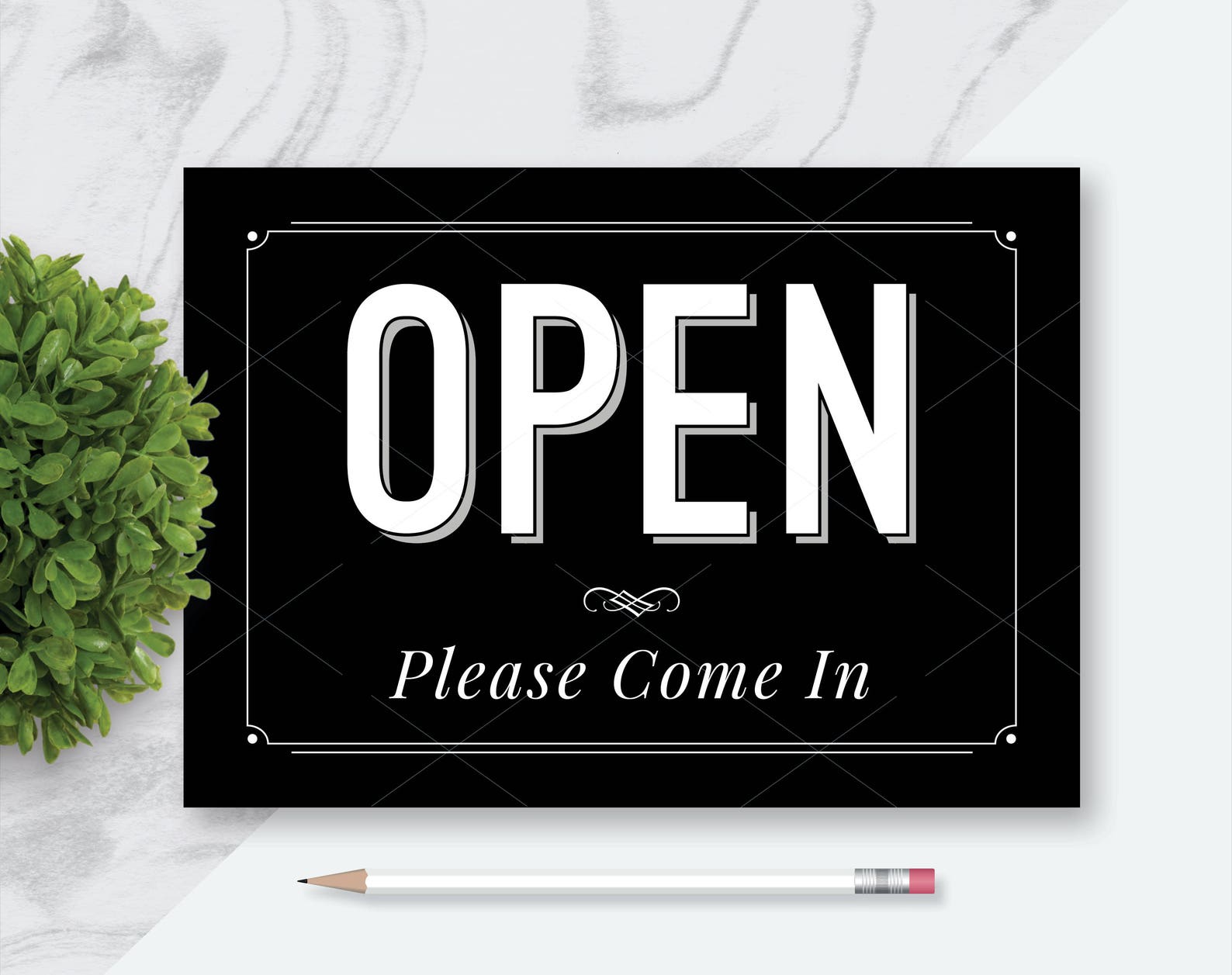 OPEN Printable Sign Welcome Please Come in Printable Sign - Etsy