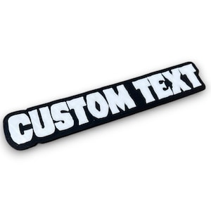 Emblema personalizado para coche impreso en 3D, portón trasero, guardabarros, nombre personalizado, logotipo de empresa