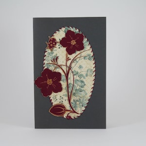 Un remerciement vintage, une carte d’œuvre d’art originale, une carte de vœux, un cadeau unique en son genre