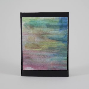 En Un Mar De Emoción, Tarjeta De Bolsillo, Hecho A Mano, Regalo Original, Tarjeta De Arte Abstracto, Tarjeta De Felicitación