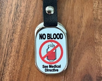 No Blood JW Keychain