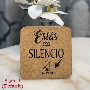 SPANISH Cork Coasters for Zoom Ministry