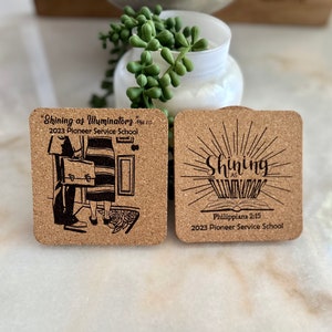 JW Ministry Cork Coasters