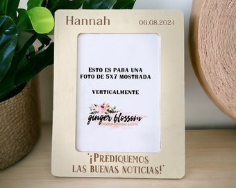 SPANISH ¡Prediquemos las buenas noticias! Asamblea del 2024 Frames ( for Baptism) de BAUTISMO 5x7