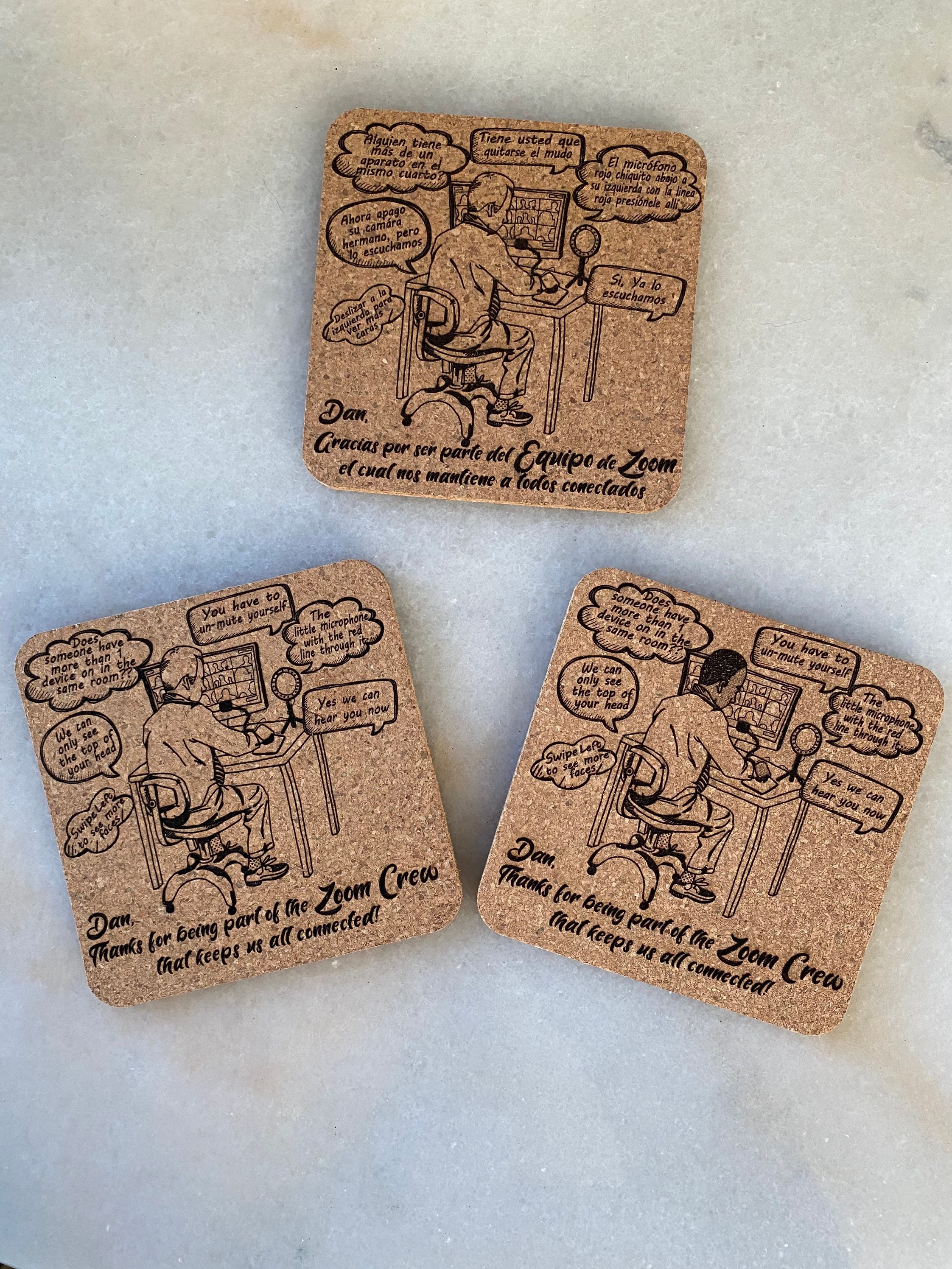 ZOOM crew coasters