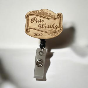 JW Regional Convention Badge Reel for Lapel Badge