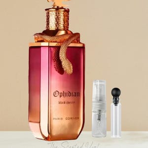Ophidian Black Cherry | Decant Sample | 1ml 2ml Vial or Atomizer | Arabian Perfume | Paris Corner | Sweet Juicy Woody