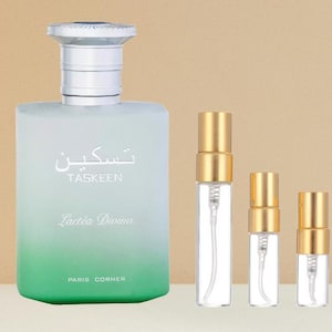 Taskeen Lactea Divina Paris Corner | 1,2,3,5ML Atomizer | Decant Sample | Arabian Perfume | Floral Lactonic Cream | Bete blanche like