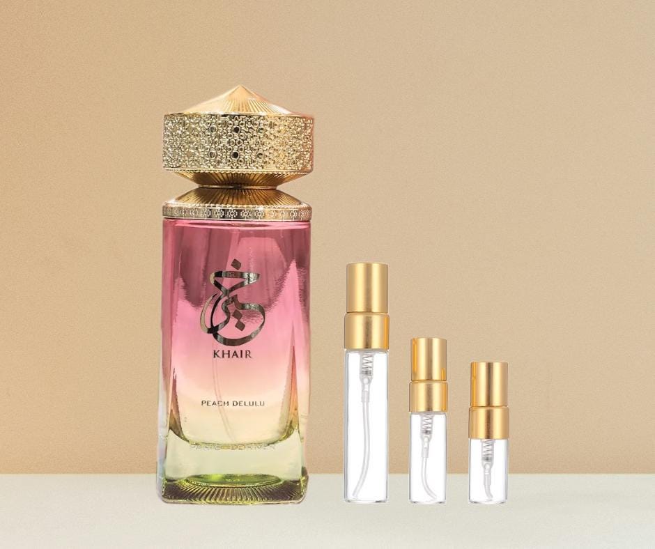 Khair Peach Delulu Paris Corner | 1,2,3,5ML Vial or Atomizer