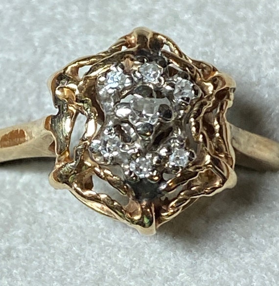 Cocktail ring in 10kp - Gem