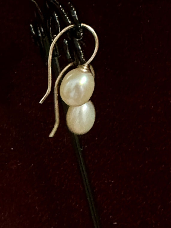 Classic 14K Yellow Gold Pearl French Wire Earrings