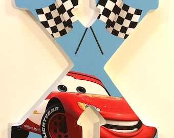 mcqueen letters etsy