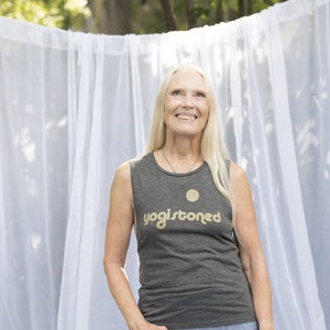 YogiStoned Flowy Scoop Muscle Tank