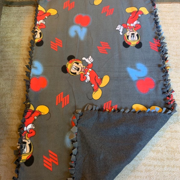 Mickey Mouse Blanket Etsy