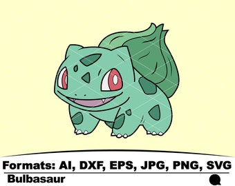 Bulbasaur Svg Etsy