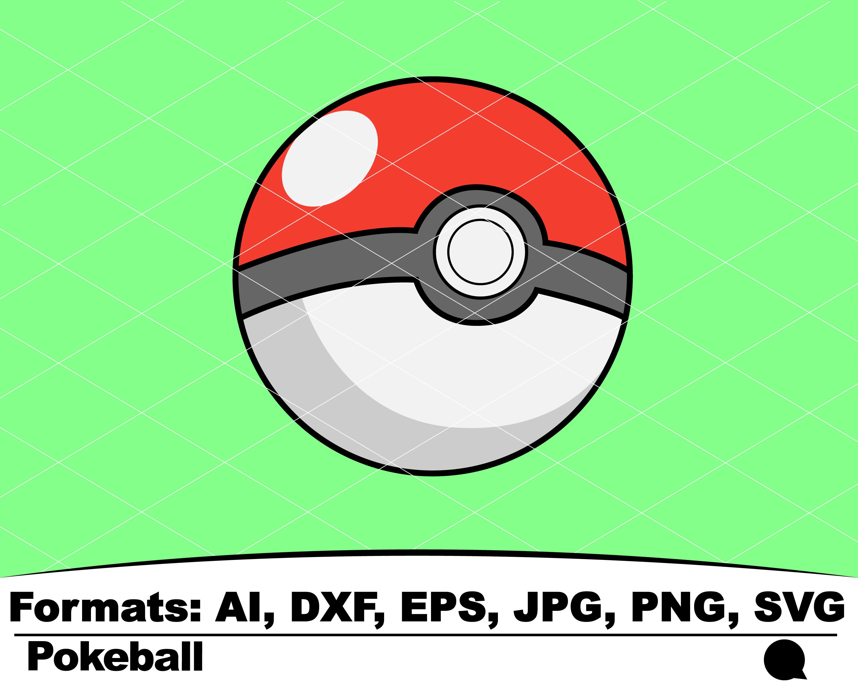 Pokeball SVG Cut Files - vector svg format