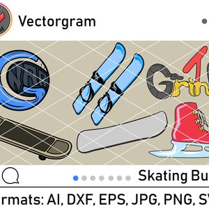 Skating Grunge Svg, Shirt Art Svg, Clipart, Cut file Bundle Silhouette, Cricut Machines: Svg Cut file, Ai, Pdf, Eps, Svg, Dxf, Gif, Jpg, Png