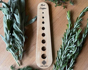 Wooden Herb Stripper - Us Made | American Maple