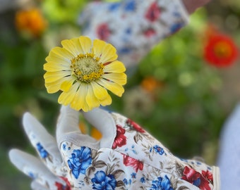 Women's Floral Gardening and Project Gloves "The Caroline"