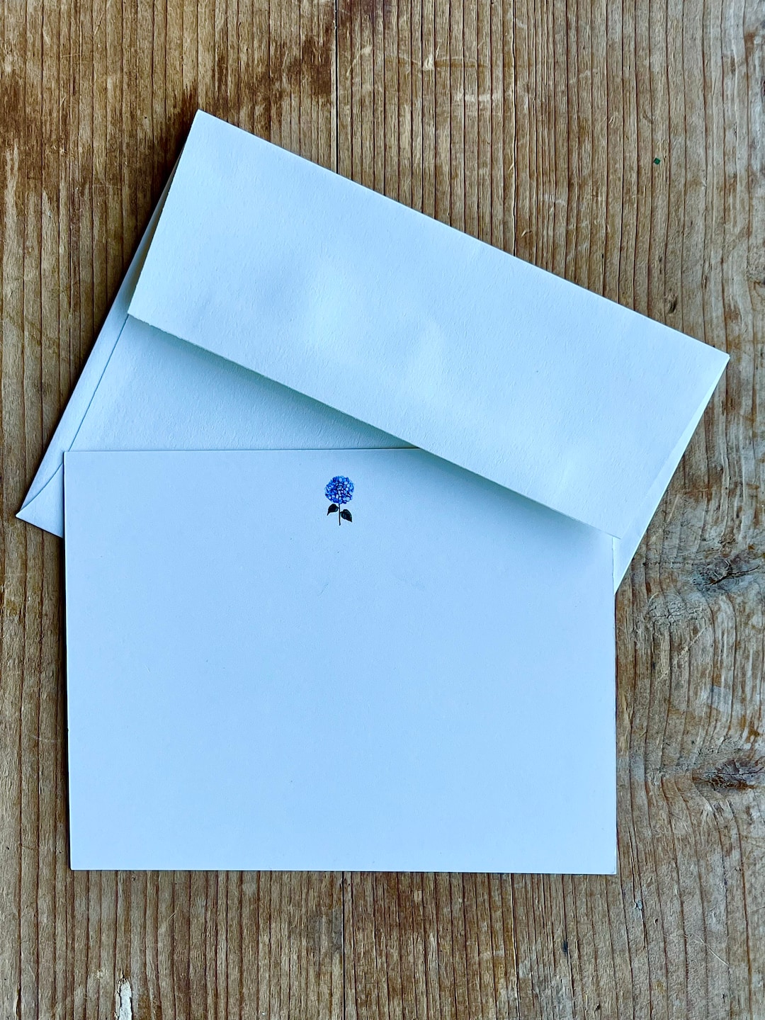 Hydrangea Flower Stationery - Hydrangea Cards With Envelopes (10) - Etsy